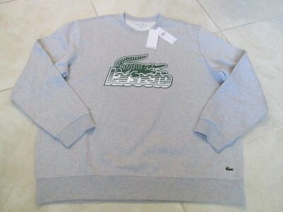 NUEVA Sudadera Lacoste Classic Fit Polar Sin Cepillar PARA HOMBRES 3XL Gris SH5087 $145.00 Foto 1 de 4