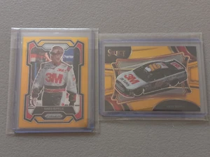 Greg Biffle 2024 Gold Prizm /10 #13 & 2024 Gold Select Pit Road  /10 #108 LOT 2 - Picture 1 of 6