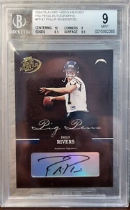 2004 Philip Rivers Rookie Auto RC Pig Pens Autograph/150 BGS 9 Mint Auto 10 💎  - Picture 1 of 2