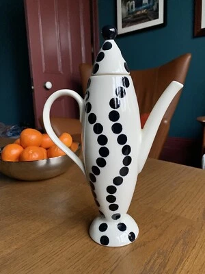 Amazing Collectible SofieB Contemporary English Designer Porcelain Coffee Pot - Image 1 of 4