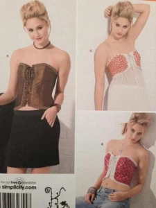 Simplicity Sewing Pattern 2355 Ladies Misses Corsets Size 6-12 Uncut Fashion - Picture 1 of 3
