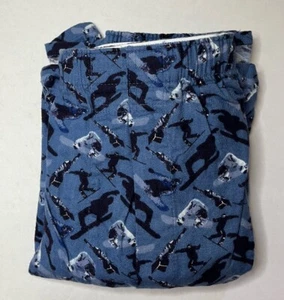 GAP 1 MEN Boxer 100% Cotton Blue Snowboarder Blue XXL41-44 New No Tag - Picture 1 of 2