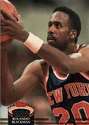 1992 Stadium Club # 226 Rolando Blackman New York Knicks - Image 1 of 2
