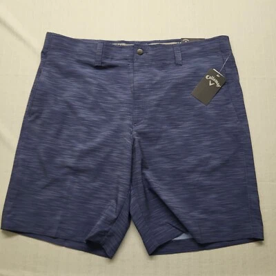 Pantalones Cortos de Golf Callaway Para Hombres 38 9 pulgadas Azul Rendimiento Cintura Elástica Preppy Escuela Foto 1 de 4