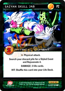 Dragon Ball Z DBZ TCG Panini Promo P2 Saiyan Skull Jab (Awakening) - Picture 1 of 1