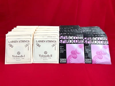 Genuine Cello String Set Larsen Cello A, D ,  Spirocore Cello Chrome G , C 4/4 - Image 1 of 2