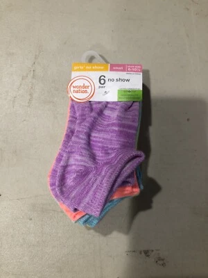 Meias femininas Space Dye pacote com 6 sem exibição - Pequenas - Imagem 1 de 2