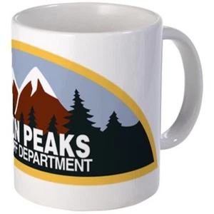 Tazza 11 once - dipartimento sceriffo Twin Peaks - tazza da tè in ceramica bianca - Foto 1 di 1