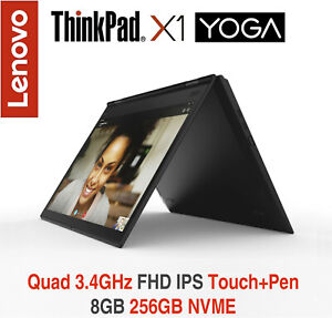 ThinkPad X1 Yoga i5 3.4GHz FHD IPS Touch Pen 8GB 256GB IR On-site Warranty