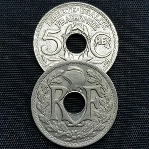 5 centimes 1917-1939 Lindauer Cupro-Nickel choisissez votre année FRANCE - Picture 1 of 6