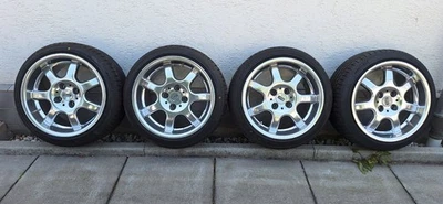 4x ATS SKY  9x16 Alufelgen mit neuen 215/40R16 Sommerreifen für VW Golf 3, Vento - Bild 1 von 4