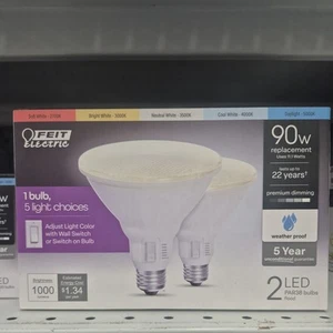 PAR38 LED Light Bulb, 90W Equivalent, Dimmable, Color Selectable 6-Way, E26 Med - Picture 1 of 3