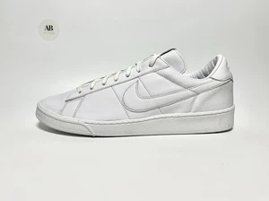 Nike Tennis Classic SP x CDG Comme Des Garcons Leather White Black Trainers - Picture 1 of 18