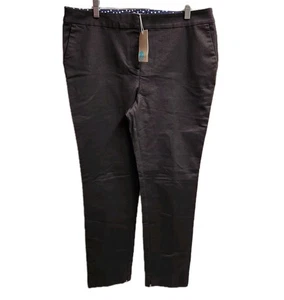 Pantalones Boden para mujer talla 12L gloriosos estilo británico tiro alto negros nuevos oficina - Imagen 1 de 9