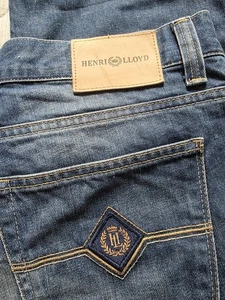 Henri Lloyd Men's Blue Jeans Size 38x32 Classic Fit - Picture 1 of 13