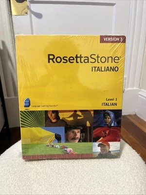 Rosetta Stone, Italian, Level 1, Version 3, WIN/MAC CD-ROM, Personal Edition - Image 1 of 4
