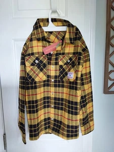 NWT The Sunday Collective boys flannel size 10-11 - Picture 1 of 5