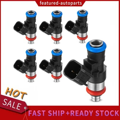 Juego de 6 inyectores de combustible FJ1000 para Ford Taurus 3,5 L V6 2008 2009 2010 2011 2012 Foto 1 de 4