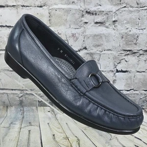SAS Jewel TRIPAD Comfort Loafers Women’s 9 M Blue Slip-On Shoes Leather Casual - Picture 1 of 8