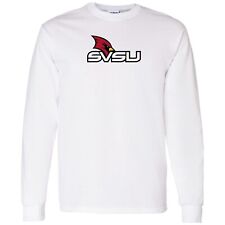 Saginaw Valley State Cardinals Primary Logo - NCAA  Long Sleeve T Shirt- White