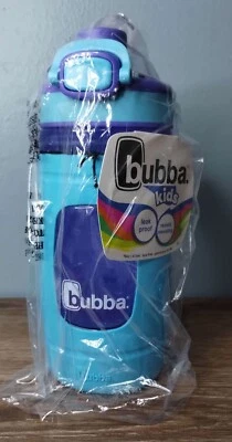 Bubba a prueba de fugas 16 oz. Botella de agua Flo Refresh Lock - azul/azul oscuro - nueva con etiquetas Foto 1 de 2