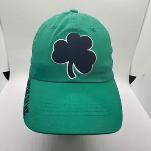 Notre Dame Fighting Irish Green and Blue Adjustable Russell Cap Hat - Picture 1 of 9