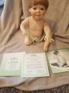 Ashton Drake hand crafted "Cool as a Cucumber" Barely Yours COA #1905FA retired - Picture 1 of 10