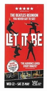 "Let it Be", Beatles Shows, Opera House, Winter Gardens, Blackpool, Flyer, 2019 - Picture 1 of 2