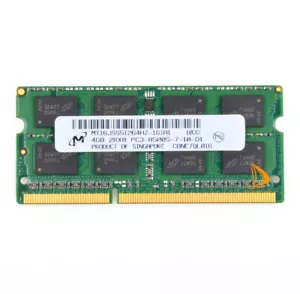 Micron 4GB 2RX8 DDR3 1066MHz PC3-8500S 1.5V SODIMM,Laptop Memory RAM Low Density - Picture 1 of 9