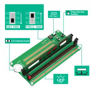 DDR4 Desktop PC RAM Memory Tester Slot Diagnostic Analyzer Tester Card with LED~ - Bild 1 von 6