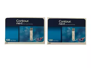 Contour Next Blood Glucose Test Strips 100 x 2 Boxes - NEW - Picture 1 of 1
