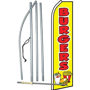 Burgers Complete Swooper Flag Bundle - Picture 1 of 1