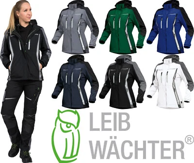Leibwächter Damen Softshelljacke Arbeitsjacke Freizeitjacke mit Kapuze - Bild 1 von 4