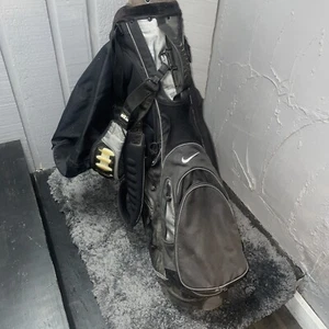 Nike golf bag Good Condition With Rain Hood Ozzi Straps Damaged But Work. - Picture 1 of 5