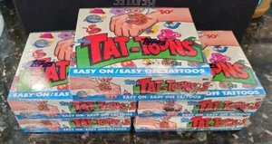 5 FACTORY SEALED 1993 TOPPS TAT-TOONS EASY ON EASY OFF KIDS TATTOOS 180 PACKS - Picture 1 of 5