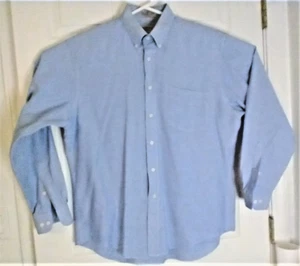 Windridge Mens Sz. 16.5 Button-Down Shirt . Single Needle Tailoring . Lt. Blue - Picture 1 of 7