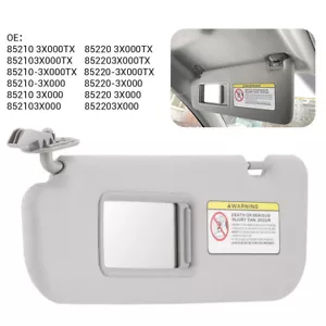 Espejo de maquillaje parasol izquierdo gris lado del conductor para Hyundai Elantra MD 11-16 - Imagen 1 de 6