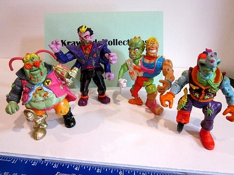 VTG 1991 TOXIC CRUSADERS BY TROMA LOT OF 4 FOR PARTS REPLACEMENT REFURBISH Cover