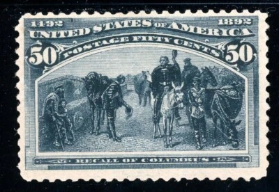 Scott 240 OG MNH FVF US 1893 Columbian Expo SCV $1,400 - Image 1 of 2