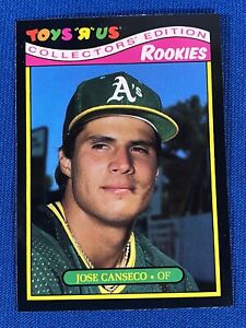 1987 Topps Toys R Us Jose Canseco Rookie Baseball Card #5 SEALED SET BREAK (A)
