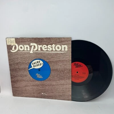 Don Preston Sacre Blues Vinyl LP UK 1981 Stereo/Mono Press VG+/VG Blues Rock - Image 1 of 2