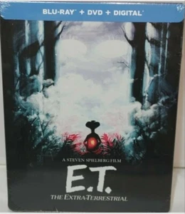 E.T. The Extraterrestrial Steelbook - Blu-ray + DVD + Digital - New OOP - Picture 1 of 1