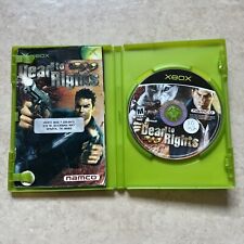 Dead to Rights (Microsoft Original Xbox, 2002) Disc & Manual Only Free Shipping
