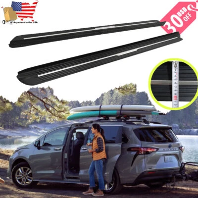 350LBS Side Step Running Boards for 2022-2026 Toyota Sienna Nerf Bar Accessories - Image 1 of 4