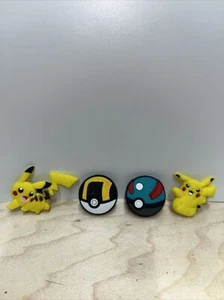 POKÉMON Crocs Charms Jibbitz Shoe Charms Set Of 4 - Picture 1 of 2