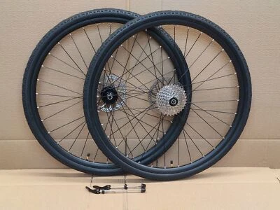 QR 700c 28" Hybrid Bike Disc Brake Wheel Set 7/8/9/10 Speed Kenda 35c/38c/42c - Image 1 of 4