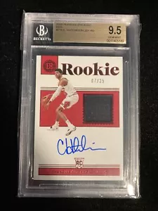 2018 Panini Encased #216 Chandler Hutchison Red SP RC Jersey Auto /25 BGS 9.5/10 - Picture 1 of 3