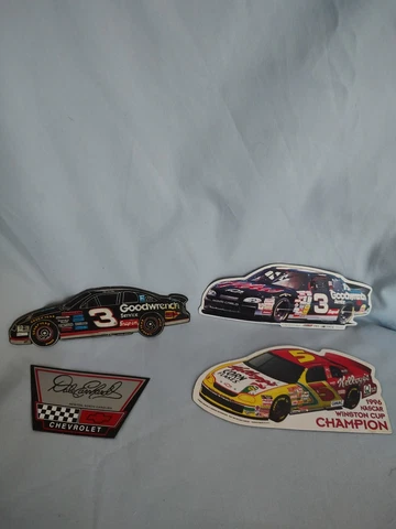 Dale Earnhardt Magnets vintage collection 4 #3 #5 cars nascar Cover