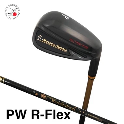 MUTSUMI HONMA Full Titanium Iron Wedge PW R-Flex MH Original Graphite Shaft RH - Image 1 of 4