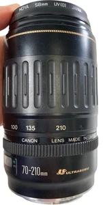 Canon EF 70-210mm Zoom Lens Ultrasonic Autofocus Made in Japan - Picture 1 of 10
